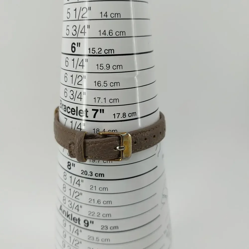 Francesca's Analog Wristwatch Brown Watch Quartz Movt